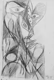 Ernst Wilhelm Nay, Ohne Titel, 2 Arbeiten: jeweils Bleistift auf Velin, ca