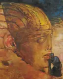 Haralampi G. Oroschakoff, Orientalist, Öl und Acryl auf Leinwand