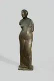 Waldemar Otto, Herbstallegorie, Bronzeplastik mit brauner, teils grünlicher Patina