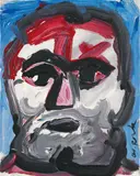 Ohne Titel (Selbstbildnis) by A. R. Penck, Acryl auf Leinwand, sold Dec 2006