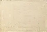 Otto Piene, Ohne Titel (Rasterbild), Gips auf Leinwand