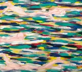 Salomé, Carneval Swimmers I, Acryl auf Leinwand