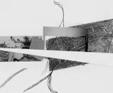 Jessica Stockholder, Ohne Titel (Ideenskizze zu Rauminstallation)