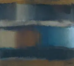 Lautloses by Fritz Winter, Öl auf Leinwand, sold Dec 2006