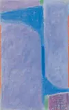 Max Ackermann, Rom, Pastell auf blauem Büttenpapier (Ingres)