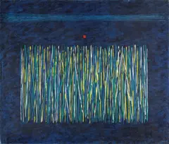 Nocturnal by Herbert Bayer, Öl auf Leinwand, sold Nov 2006