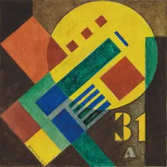 Sándor Bortnyik, Ohne Titel, Gouache (Darstellung