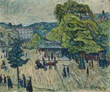 Theo von Brockhusen, Vor dem Kurhaus in Baden-Baden