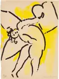 Marc Chagall, Die Bibel (Titelblatt), Original-Farblithographie auf Velin