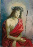 Ecce Homo by Otto Dix, Öl auf Holz, sold Nov 2006