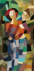 Otto Freundlich, Ohne Titel, Mischtechnik auf Leinwand
