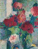 Curt Herrmann, Roter Mohn, Öl auf Leinwand