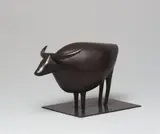 Finnisches Rind by Ewald Mataré, Bronzeplastik. Höhe 19,4 cm, auf eine 3 mm starke Bronzeplinthe, sold Nov 2006