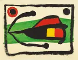 Altamira by Joan Miró, Original-Farblithographie auf Arches-Velin, sold Nov 2006