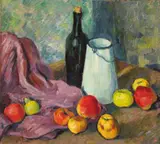 Heinrich Nauen, Stilleben mit Äpfeln und Kanne