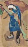 Heinrich Nauen, Studie zu der Mittelfigur I