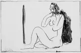 Petite Nu assis au Miroir by Pablo Picasso, Original-Lithographie auf Arches-velin, sold Nov 2006