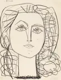 Francoise by Pablo Picasso, Original-Lithographie auf Arches-Velin, sold Nov 2006