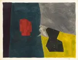 Composition bleue, jaune et grise by Serge Poliakoff, Original-Farblithographie auf Rives-Velin, sold Nov 2006