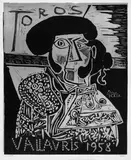 Toros vallauris by Pablo Picasso, Original-Farblinolschnitt auf festem glatten Papier, sold Nov 2006