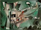Paul Reichle, Wunderland (Le pays du miracle), Öl auf Karton
