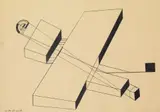 Peter Röhl, Ohne Titel, Tusche auf glattem bräunlichen Zeichenpapier