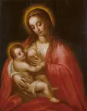 zugeschrieben Gortzius Geldorp, MADONNA MIT KIND., Öl auf Holz