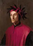Italian School, BILDNIS DES LORBEERBEKRÖNTEN DICHTERS DANTE ALIGHIERI.
