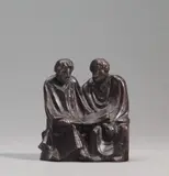 Ernst Barlach, Lesende Mönche II (Die Buchleser), Bronzeplastik