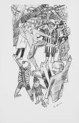 Eislauf by Max Beckmann, 1922, Lithograph, sold Jun 2006