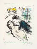 Marc Chagall, Hyménée, Original-Farblithographie auf Arches-Velin