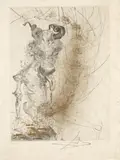 La Nuit de Walpurgis aus: Faust by Salvador Dalí, Mit 11 Radierungen auf Japon nacré um, sold Jun 2006