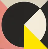 Walter Dexel, Mit gelbem Dreieck (Serie Scheibe im Quadrat), Tempera und Tusche über Bleistiftvorzeichnung (Darstellung