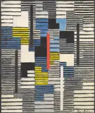 Adolf Fleischmann, Ohne Titel (Komposition 90), Öl auf Leinwand