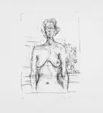 Alberto Giacometti, Nu aux fleurs