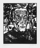 Der Zeichner by Erich Heckel, 1948, Holzschnitt auf Velin, sold Jun 2006