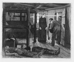 Ende by Käthe Kollwitz, Original-Radierung (Ätzung und Aquatinta) auf Japan, sold Jun 2006