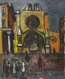 Carl Walter Liner, Tarragona, Öl auf Leinwand