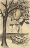 August Macke, Stadt am Wasser