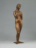 Zopfhaltende by Gerhard Marcks, Bronzeplastik, sold Jun 2006