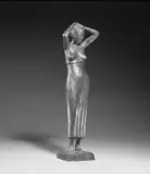 Elaine halbbekleidet by Gerhard Marcks, Bronzeplastik, sold Jun 2006