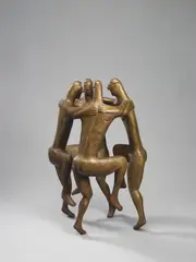Almtanz by Gerhard Marcks, Bronzeplastik, sold Jun 2006