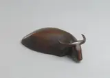 Kleine liegende Kuh by Ewald Mataré, Bronzeplastik, sold Jun 2006