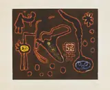 Joan Miró, Aus: SERIE II, Original-Farbradierung (Ätztung und Aquatinta) auf Arches-Velin