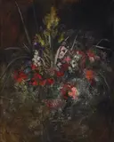 Bouquet estival by Pierre-Auguste Renoir, Öl auf Leinwand, alt doubliert, sold Jun 2006