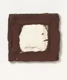 Bram Bogart, KLEINWIT 7, Pigment, Öl, Kreide und Kasein auf Jute