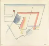 Rolf Cavael, 28/2, Aquarell und Bleistift auf festem weißen Karton