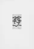 Eduardo Chillida, Bidearte II, Original-Radierung (Kaltnadel und Pinselätzung) auf Velin