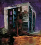 Desmond und Bunker by Rainer Fetting, Öl auf Leinwand, sold Jun 2006