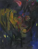 B-face by Rainer Fetting, Öl auf Leinwand, sold Jun 2006